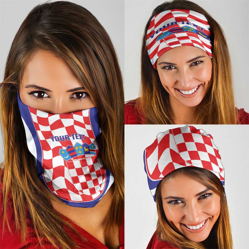 Custom Croatia Football Neck Gaiter 2026 Come On Vatreni Hrvatska - Wonder Print Shop