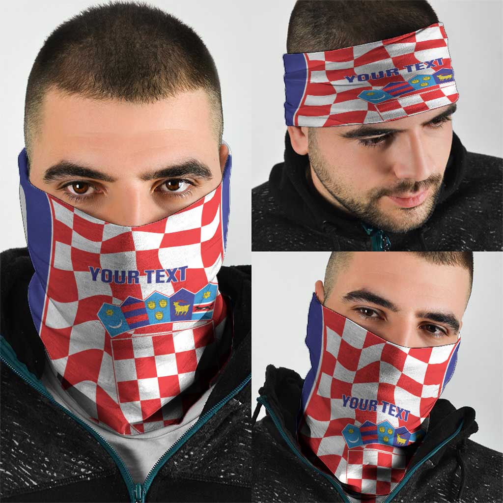 Custom Croatia Football Neck Gaiter 2026 Come On Vatreni Hrvatska - Wonder Print Shop