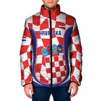 Custom Croatia Football Padded Jacket 2026 Come On Vatreni Hrvatska - Wonder Print Shop