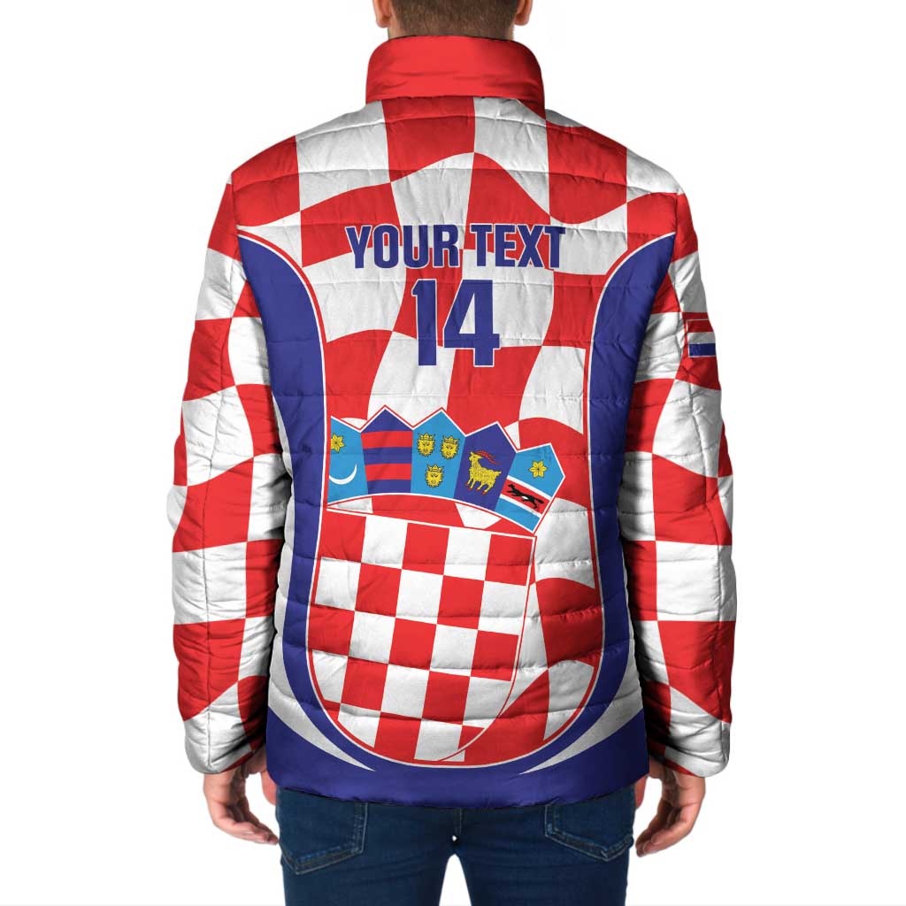 Custom Croatia Football Padded Jacket 2026 Come On Vatreni Hrvatska - Wonder Print Shop