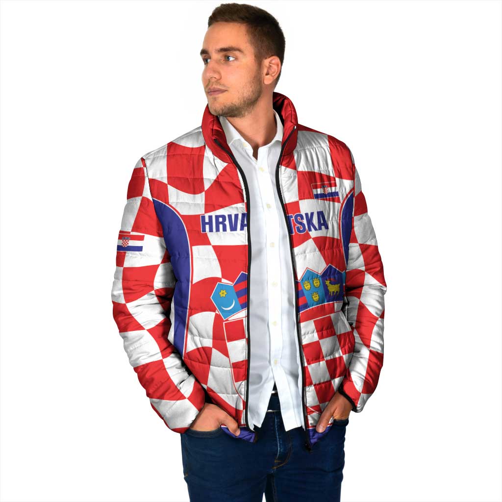Custom Croatia Football Padded Jacket 2026 Come On Vatreni Hrvatska - Wonder Print Shop