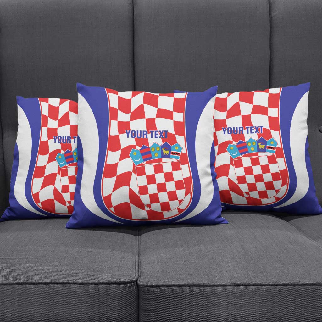 Custom Croatia Football Pillow Cover 2026 Come On Vatreni Hrvatska - Wonder Print Shop