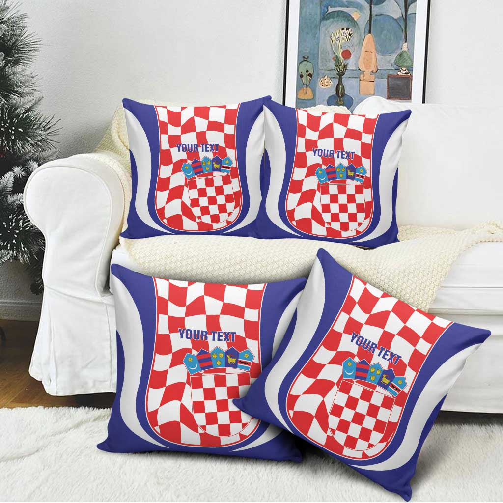 Custom Croatia Football Pillow Cover 2026 Come On Vatreni Hrvatska - Wonder Print Shop