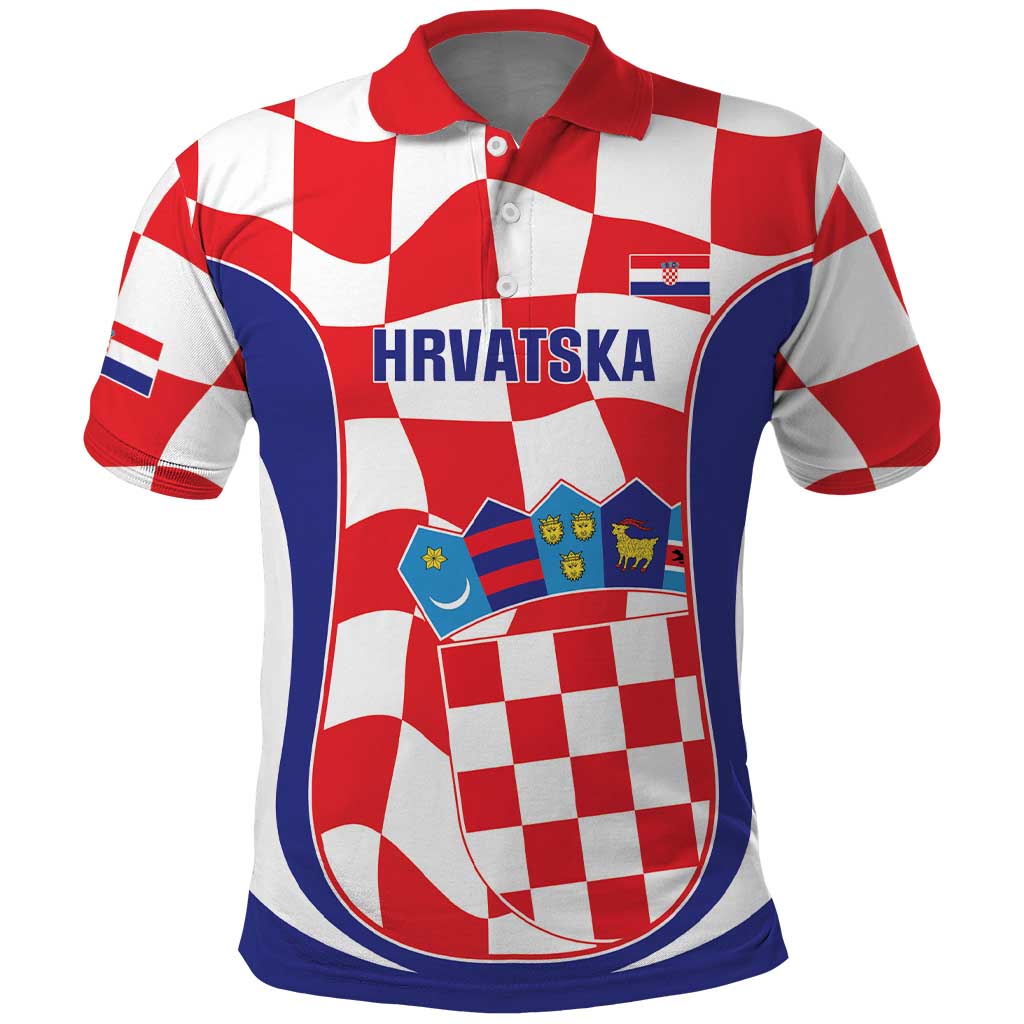 Custom Croatia Football Polo Shirt 2026 Come On Vatreni Hrvatska - Wonder Print Shop