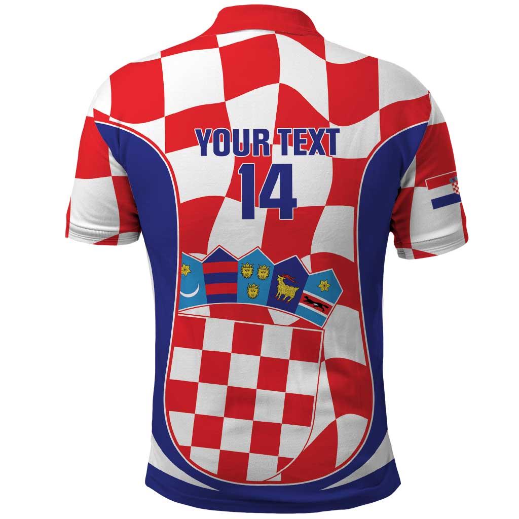 Custom Croatia Football Polo Shirt 2026 Come On Vatreni Hrvatska - Wonder Print Shop