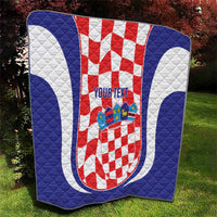 Custom Croatia Football Quilt 2026 Come On Vatreni Hrvatska - Wonder Print Shop