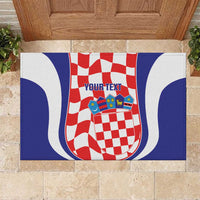 Custom Croatia Football Rubber Doormat 2026 Come On Vatreni Hrvatska - Wonder Print Shop