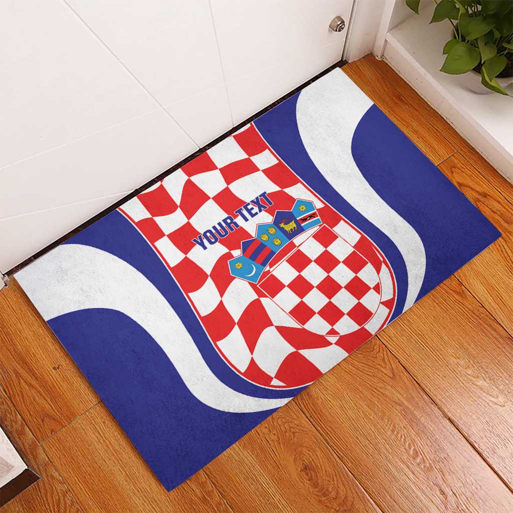 Custom Croatia Football Rubber Doormat 2026 Come On Vatreni Hrvatska - Wonder Print Shop