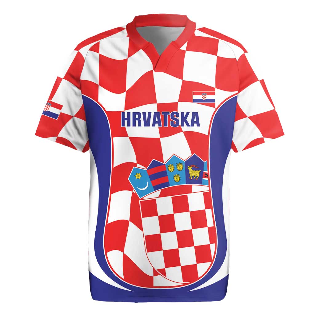 Custom Croatia Football Rugby Jersey 2026 Come On Vatreni Hrvatska - Wonder Print Shop