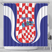 Custom Croatia Football Shower Curtain 2026 Come On Vatreni Hrvatska - Wonder Print Shop