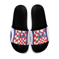 Custom Croatia Football Slide Sandals 2026 Come On Vatreni Hrvatska - Wonder Print Shop