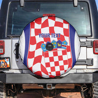Custom Croatia Football Spare Tire Cover 2026 Come On Vatreni Hrvatska - Wonder Print Shop