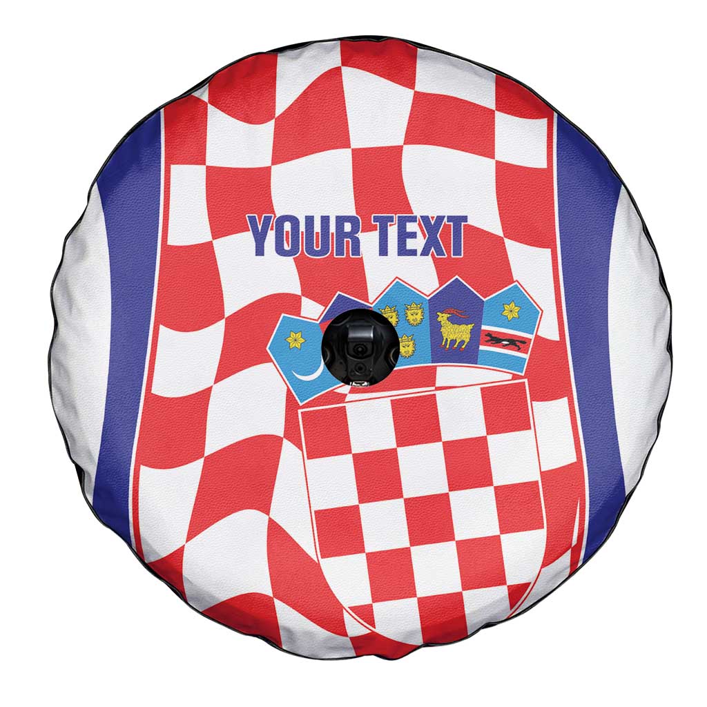 Custom Croatia Football Spare Tire Cover 2026 Come On Vatreni Hrvatska - Wonder Print Shop