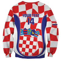 Custom Croatia Football Sweatshirt 2026 Come On Vatreni Hrvatska - Wonder Print Shop