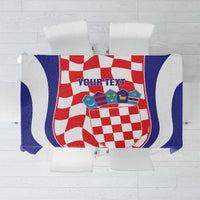 Custom Croatia Football Tablecloth 2026 Come On Vatreni Hrvatska - Wonder Print Shop