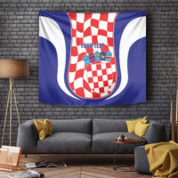 Custom Croatia Football Tapestry 2026 Come On Vatreni Hrvatska - Wonder Print Shop