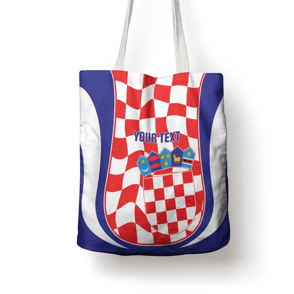 Custom Croatia Football Tote Bag 2026 Come On Vatreni Hrvatska - Wonder Print Shop