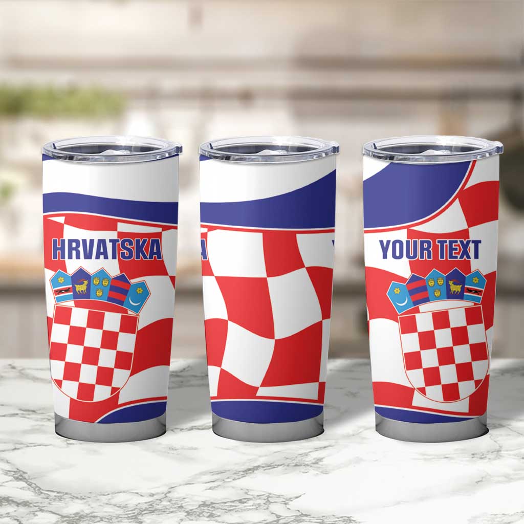 Custom Croatia Football Tumbler Cup 2026 Come On Vatreni Hrvatska - Wonder Print Shop