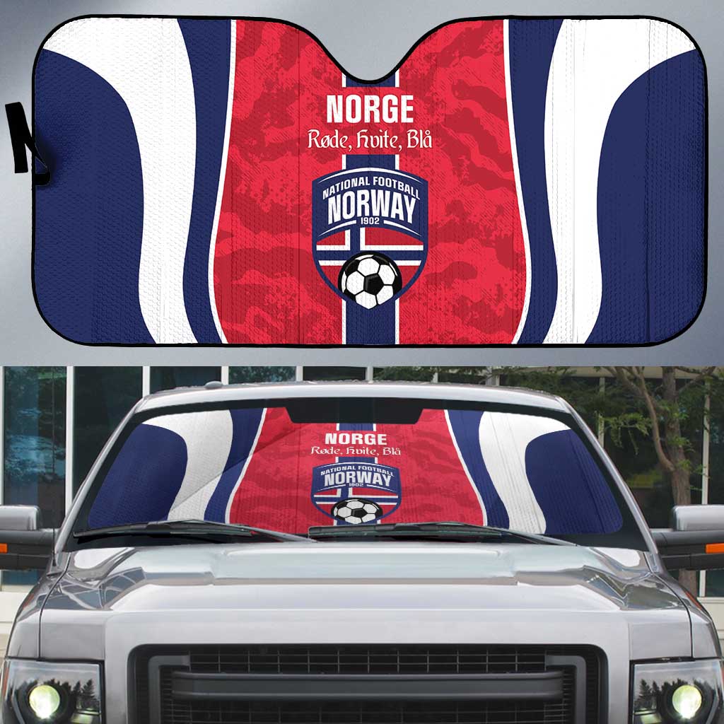 Norway Football Auto Sun Shade 2026 Come On Norge - Wonder Print Shop