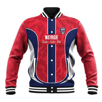 Custom Norway Football Baseball Jacket 2026 Come On Norge - Wonder Print Shop