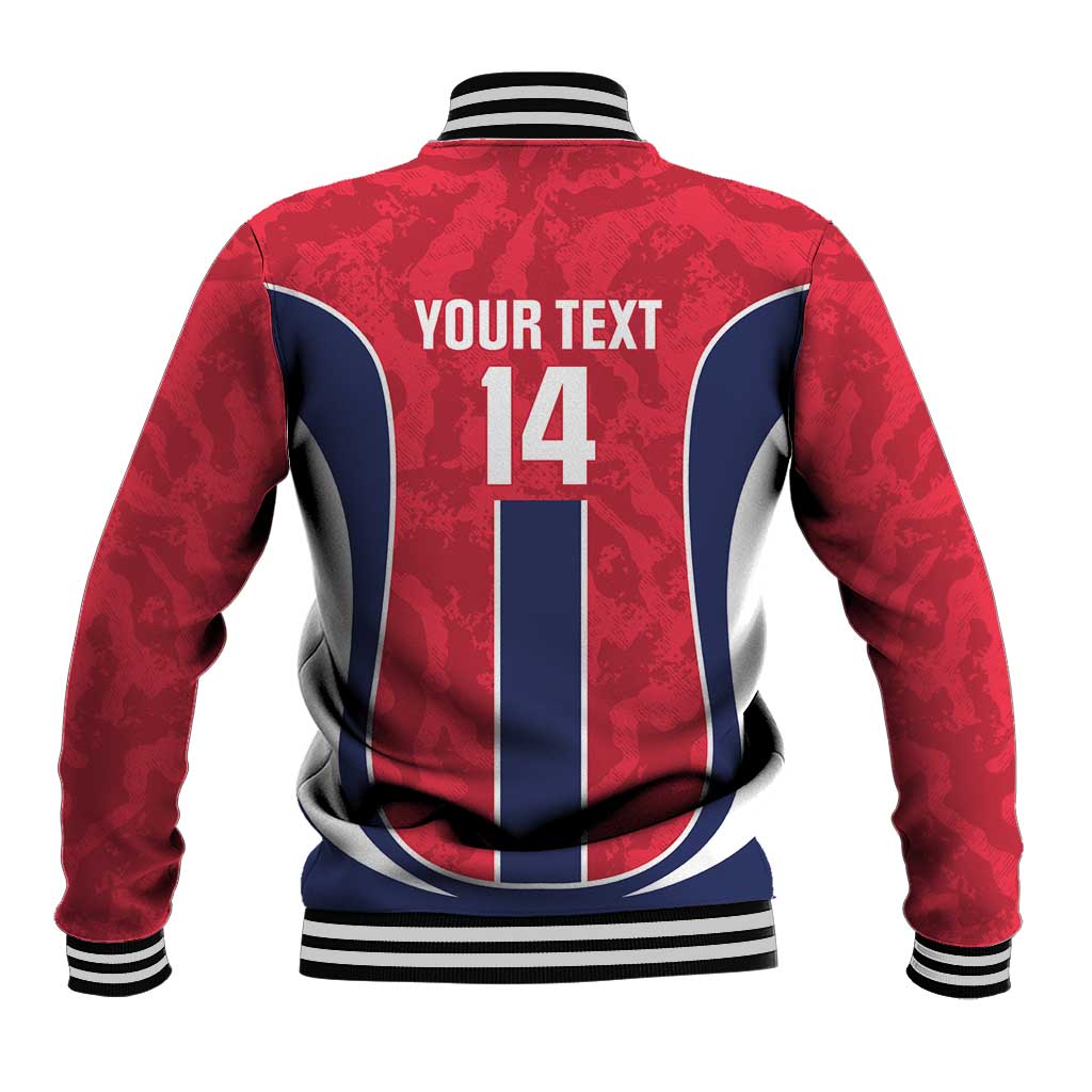 Custom Norway Football Baseball Jacket 2026 Come On Norge - Wonder Print Shop