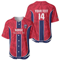 Custom Norway Football Baseball Jersey 2026 Come On Norge - Wonder Print Shop
