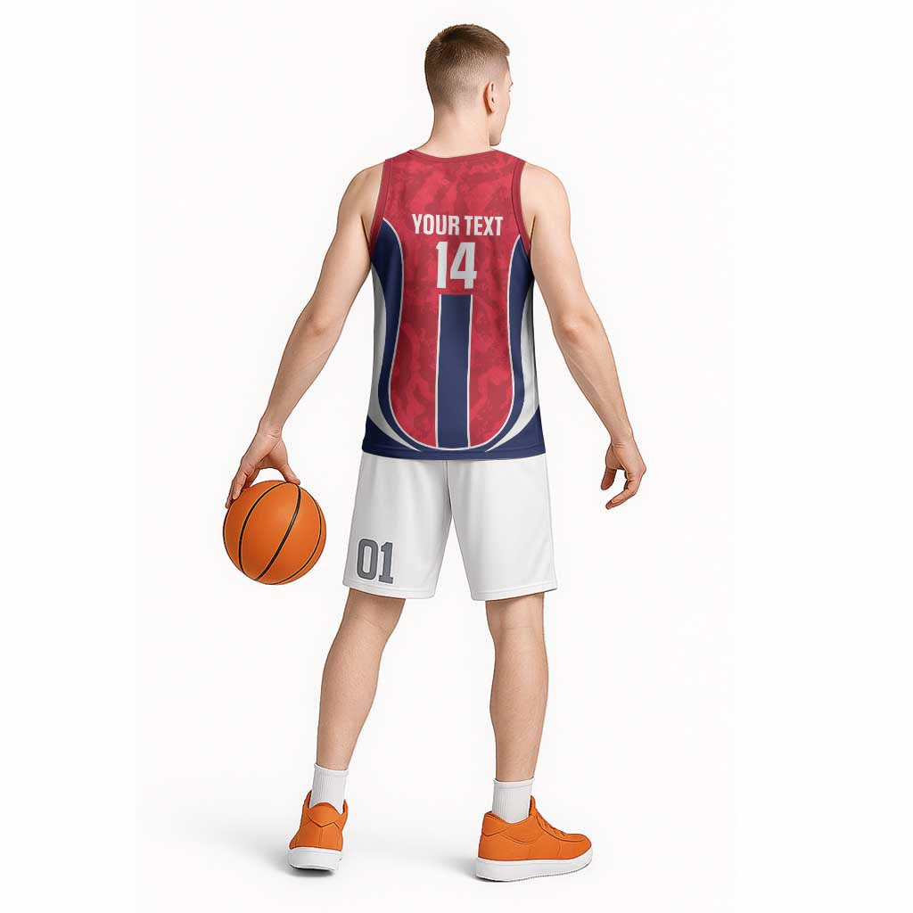 Custom Norway Football Basketball Jersey 2026 Come On Norge - Wonder Print Shop