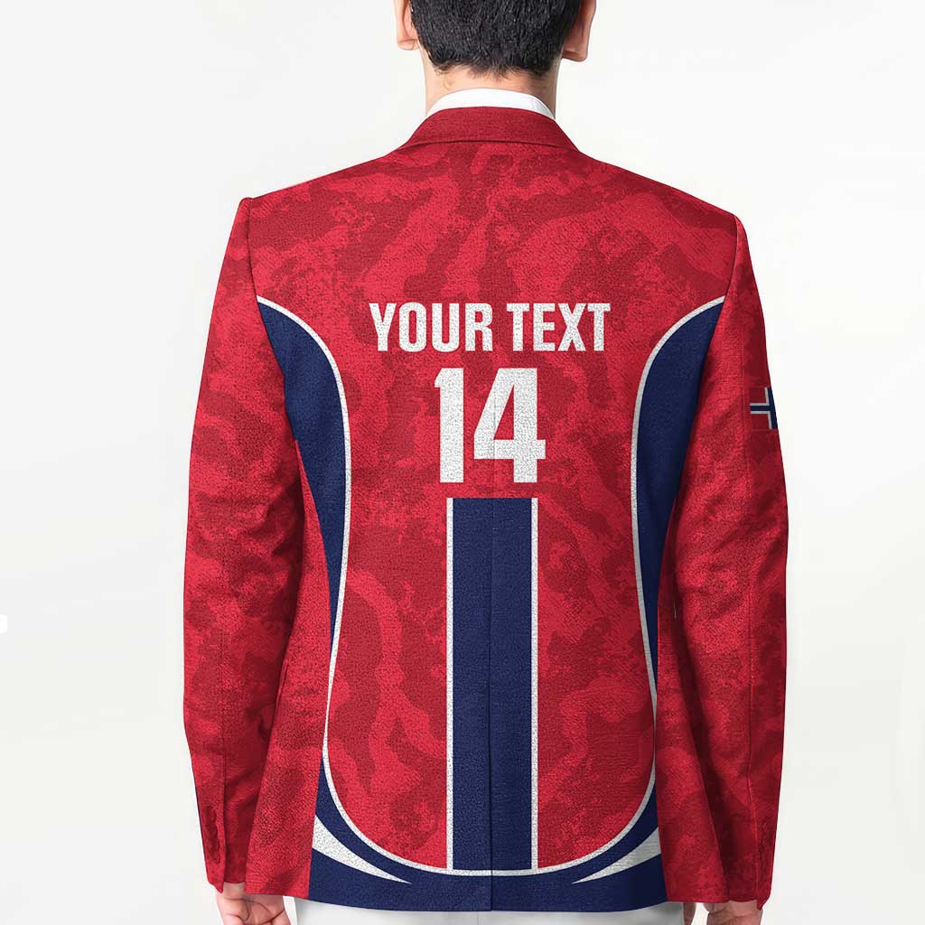Custom Norway Football Blazer 2026 Come On Norge - Wonder Print Shop