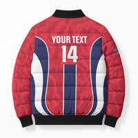 Custom Norway Football Bomber Puffer Jacket 2026 Come On Norge - Wonder Print Shop
