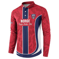 Custom Norway Football Button Sweatshirt 2026 Come On Norge - Wonder Print Shop