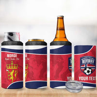 Custom Norway Football 4 in 1 Can Cooler Tumbler 2026 Come On Norge - Wonder Print Shop