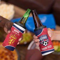 Custom Norway Football 4 in 1 Can Cooler Tumbler 2026 Come On Norge - Wonder Print Shop