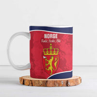 Custom Norway Football Ceramic Mug 2026 Come On Norge - Wonder Print Shop