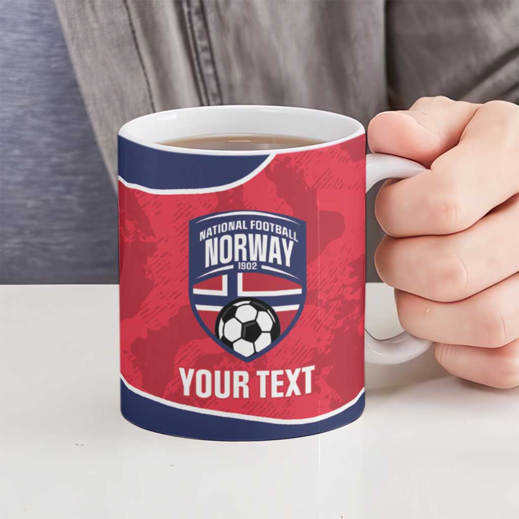 Custom Norway Football Ceramic Mug 2026 Come On Norge - Wonder Print Shop
