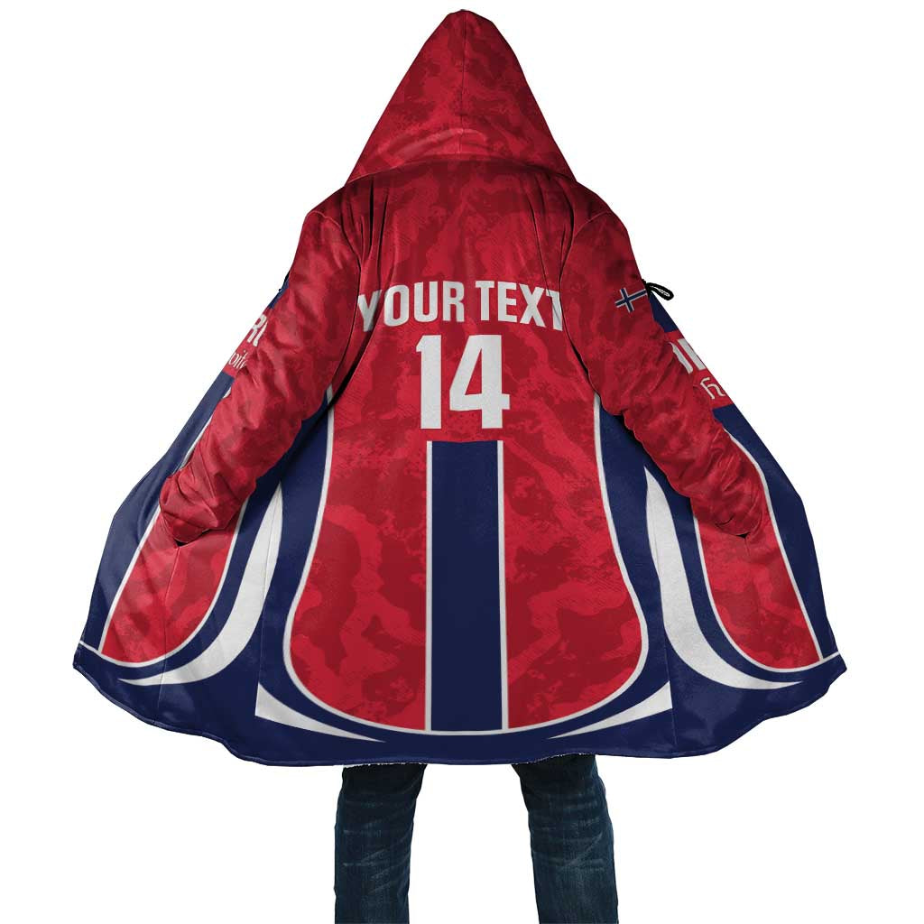 Custom Norway Football Cloak 2026 Come On Norge - Wonder Print Shop