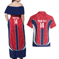Custom Norway Football Couples Matching Off Shoulder Maxi Dress and Hawaiian Shirt 2026 Come On Norge - Wonder Print Shop