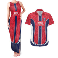 Custom Norway Football Couples Matching Tank Maxi Dress and Hawaiian Shirt 2026 Come On Norge - Wonder Print Shop