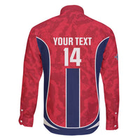 Custom Norway Football Family Matching Off Shoulder Short Dress and Hawaiian Shirt 2026 Come On Norge - Wonder Print Shop