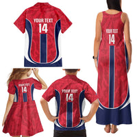 Custom Norway Football Family Matching Tank Maxi Dress and Hawaiian Shirt 2026 Come On Norge - Wonder Print Shop