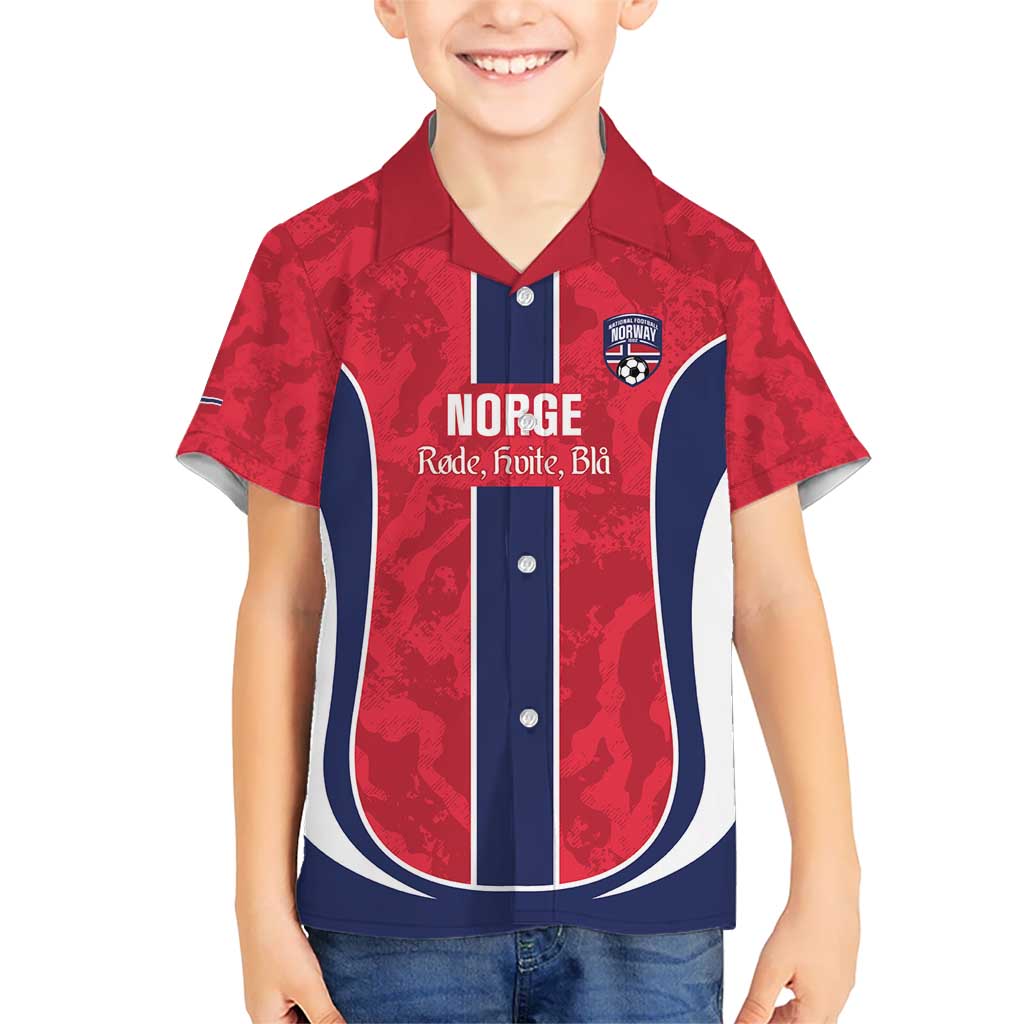 Custom Norway Football Hawaiian Shirt 2026 Come On Norge - Wonder Print Shop