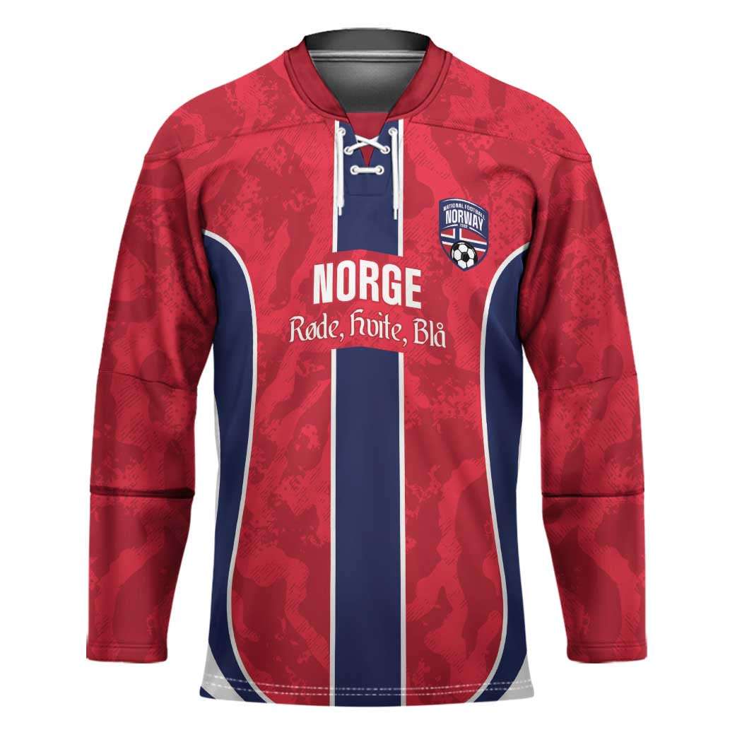Custom Norway Football Hockey Jersey 2026 Come On Norge - Wonder Print Shop