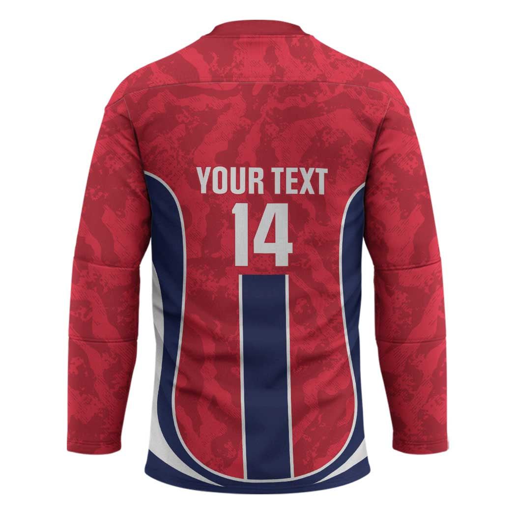 Custom Norway Football Hockey Jersey 2026 Come On Norge - Wonder Print Shop