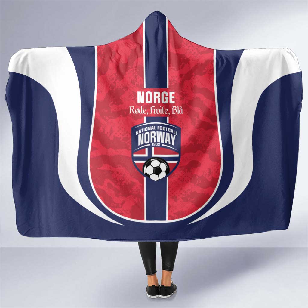 Norway Football Hooded Blanket 2026 Come On Norge - Wonder Print Shop