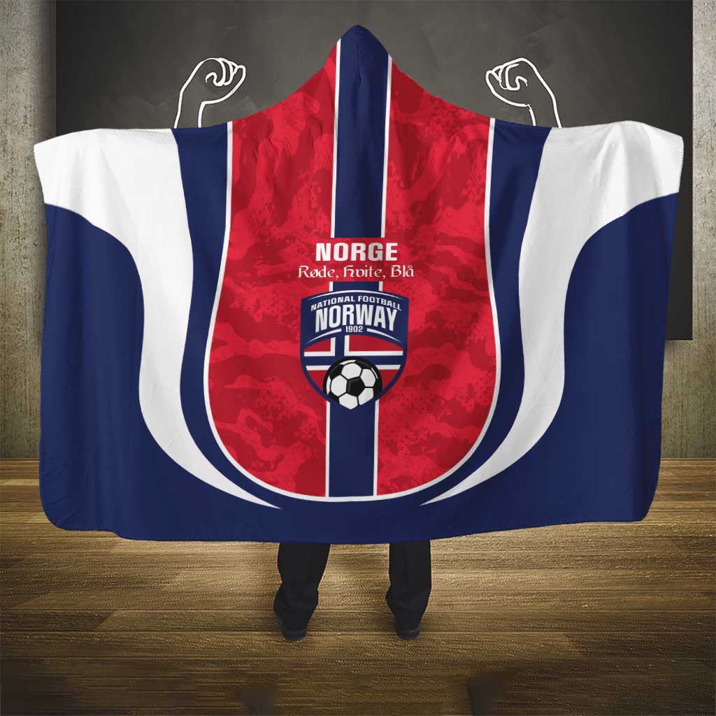 Norway Football Hooded Blanket 2026 Come On Norge - Wonder Print Shop