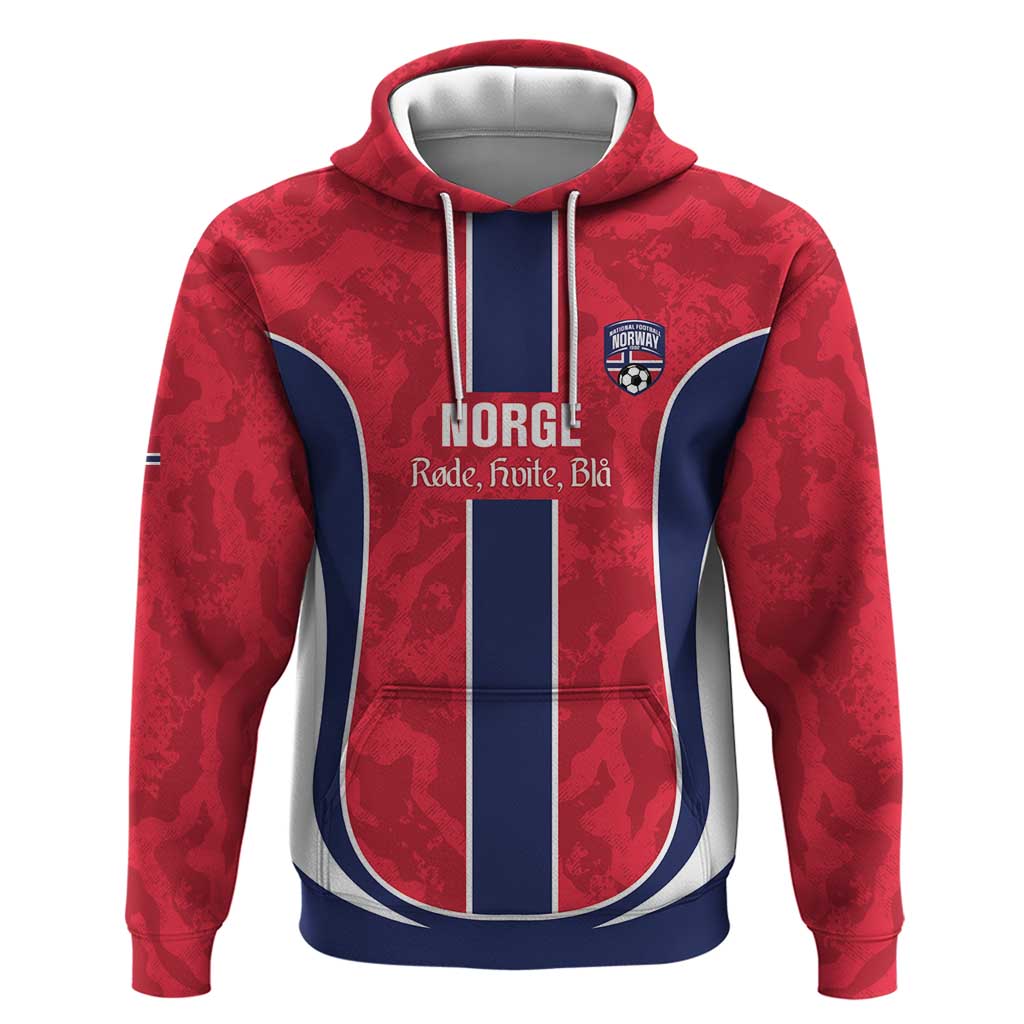 Custom Norway Football Hoodie 2026 Come On Norge - Wonder Print Shop