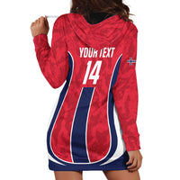 Custom Norway Football Hoodie Dress 2026 Come On Norge - Wonder Print Shop