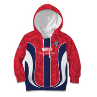 Custom Norway Football Kid Hoodie 2026 Come On Norge - Wonder Print Shop