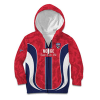 Custom Norway Football Kid Hoodie 2026 Come On Norge - Wonder Print Shop
