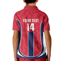 Custom Norway Football Kid Polo Shirt 2026 Come On Norge - Wonder Print Shop