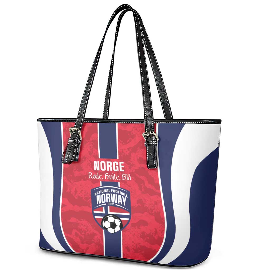 Norway Football Leather Tote Bag 2026 Come On Norge - Wonder Print Shop